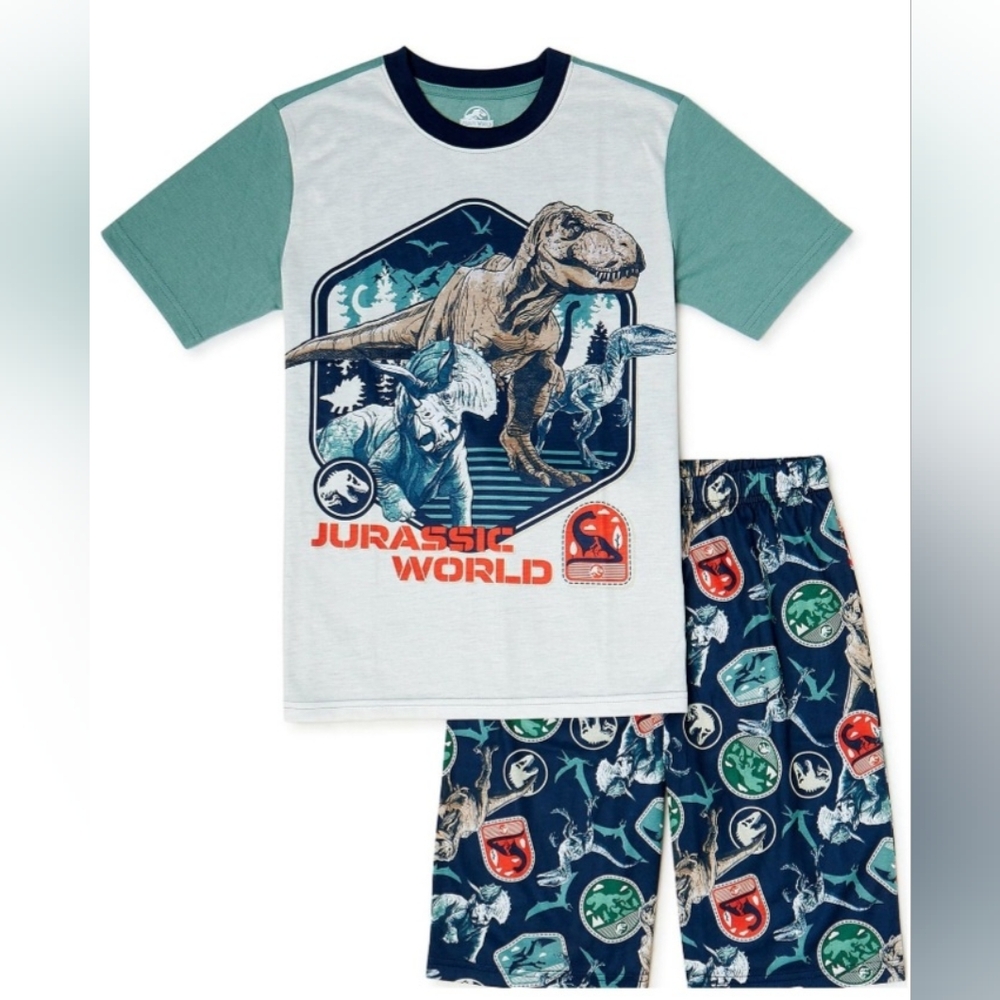 3/$13 Jurassic World Pajama Set - Child Size 10-12